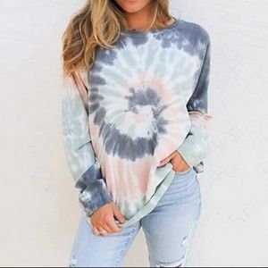 TIE DYED LONG SLEEVE SHIRT XXL